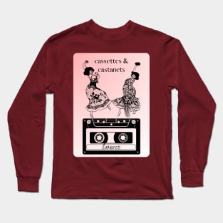 cassettes and castanets-flamenco Long Sleeve T-Shirt